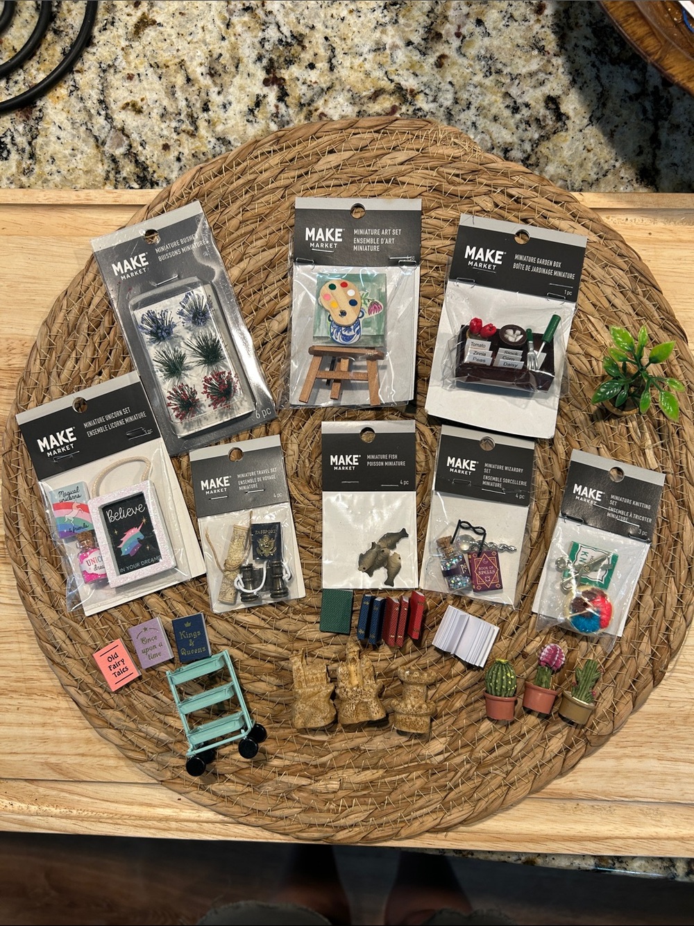 Bundle of miniatures.